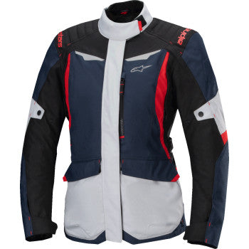 ALPINESTARS Women Stella ST-1 Waterproof Jacket - Blue/Black/Red Fluo - XS 3210325-7093-XS