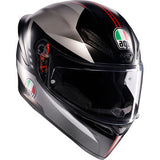 AGV K1 S Motorcycle Helmet - Lap - Matte Black/Gray/Red - Large 2118394003-034-L