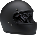 BILTWELL Gringo Motorcycle Helmet - Flat Black - Large 1002-201-104