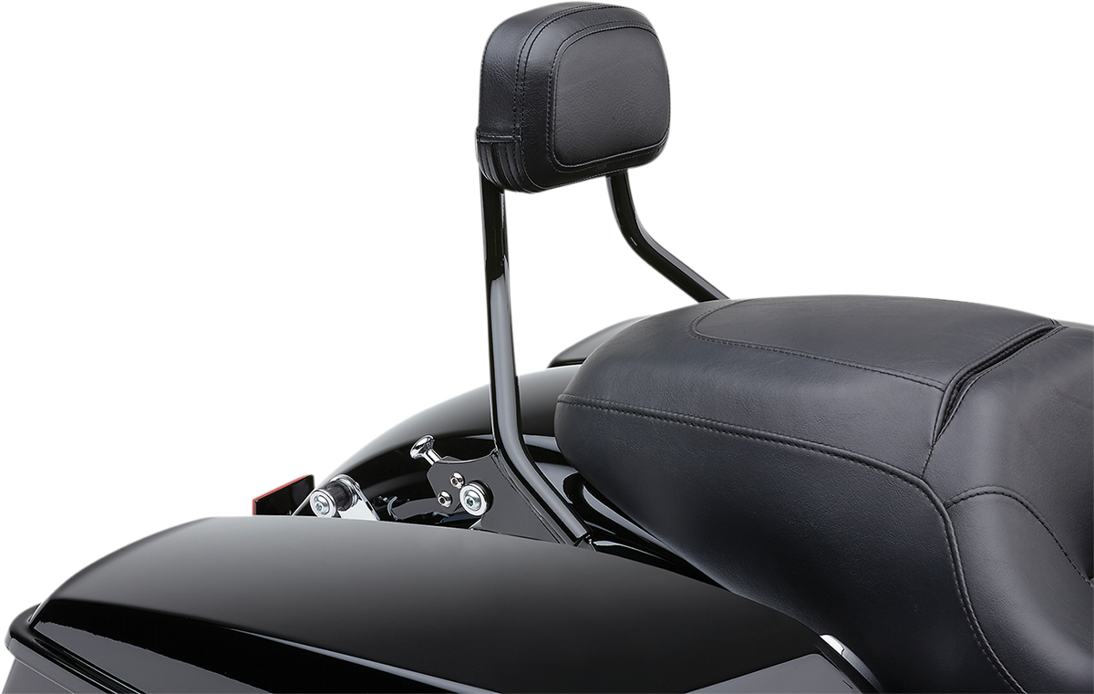 COBRA Detachable Backrest - Black - Short - FLH/FLT 602-2212B