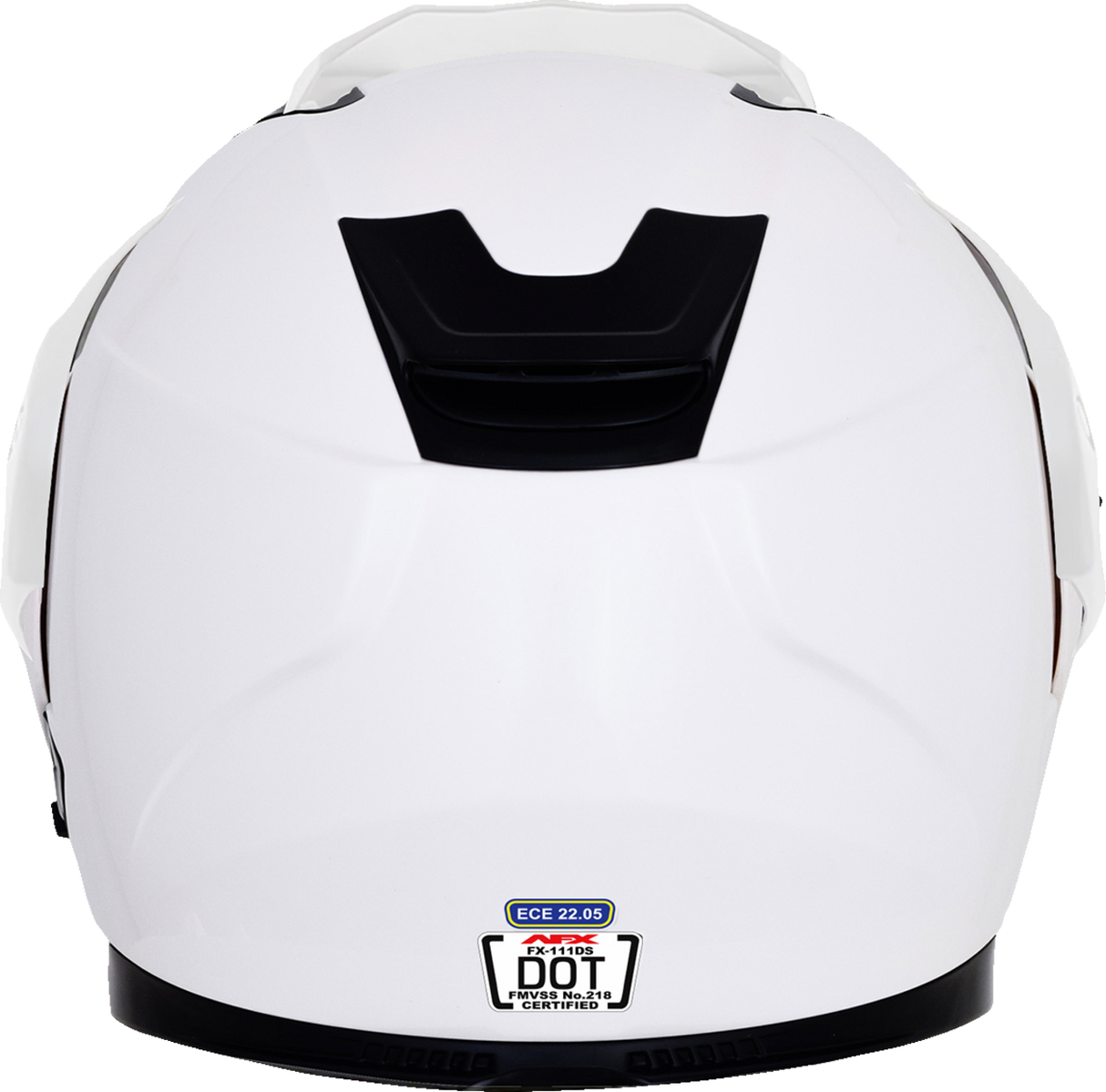 AFX FX-111DS Motorcycle Helmet - White - Medium 0140-0140