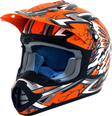 AFX FX-17 Motorcycle Helmet - Butterfly - Matte Orange - Small 0110-7112