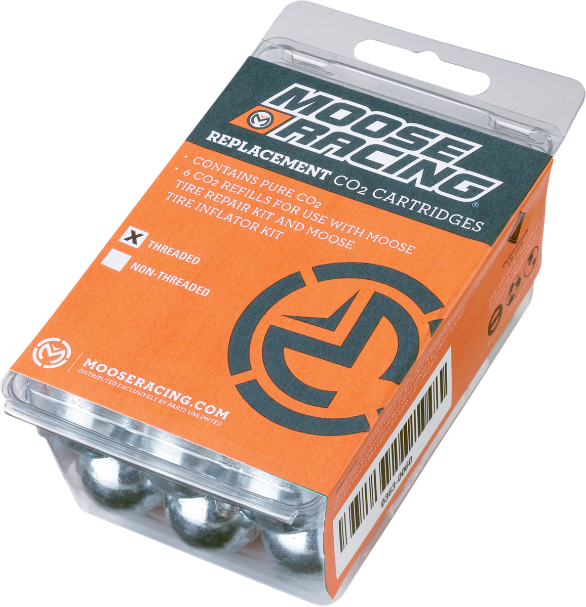 MOOSE RACING Cartridge - 16 Gauge Non Thread - CO2 0363-0061