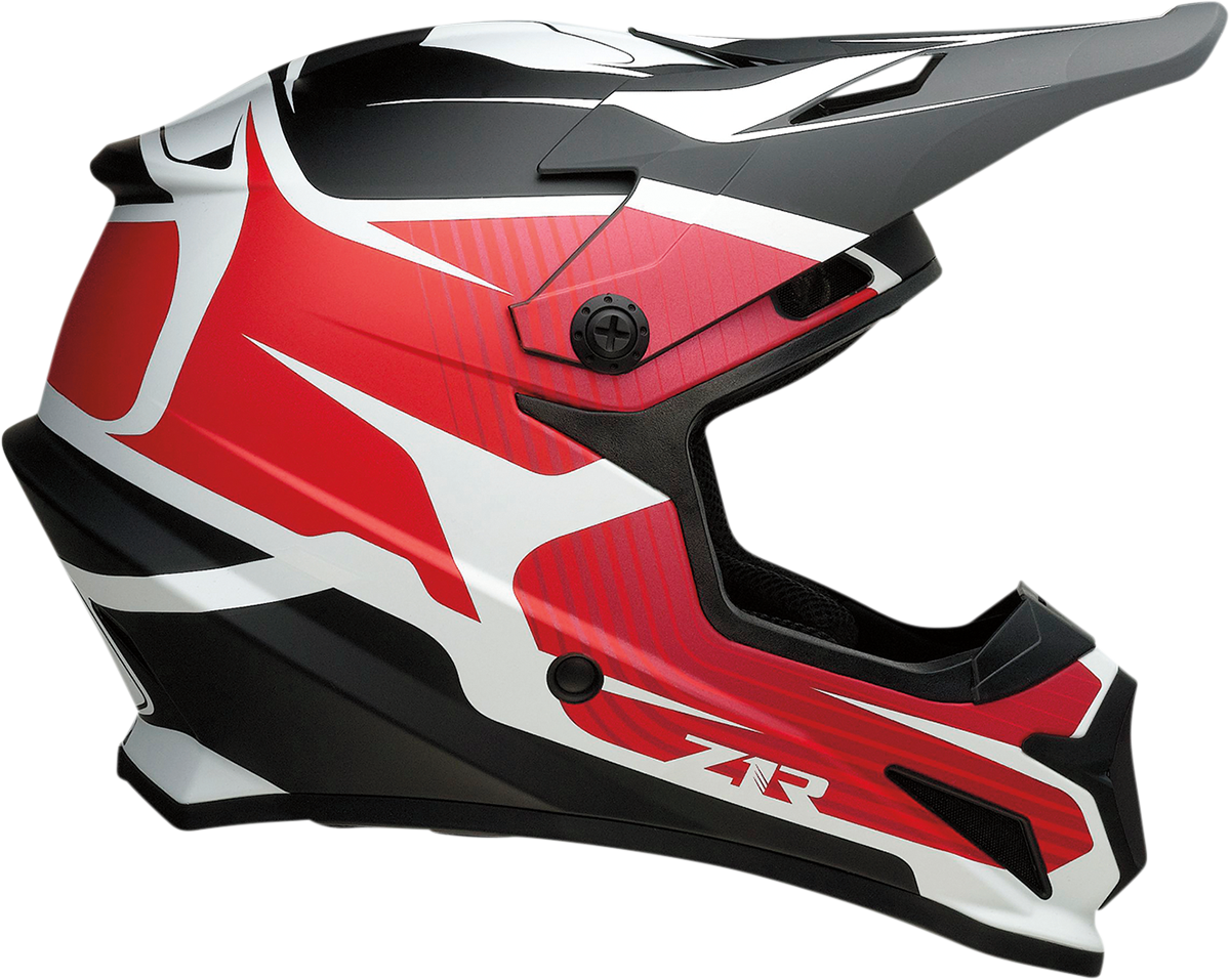 Z1R Rise Motorcycle Helmet - Flame - Red - Small 0110-7241