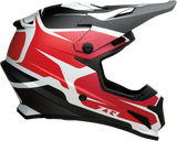 Z1R Rise Motorcycle Helmet - Flame - Red - XS 0110-7240