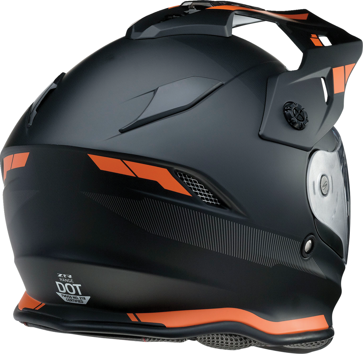 Z1R Range Motorcycle Helmet - Uptake - Black/Orange - Small 0140-0115