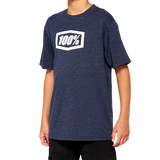 100% Youth Icon T-Shirt - Navy - Large 20001-00014