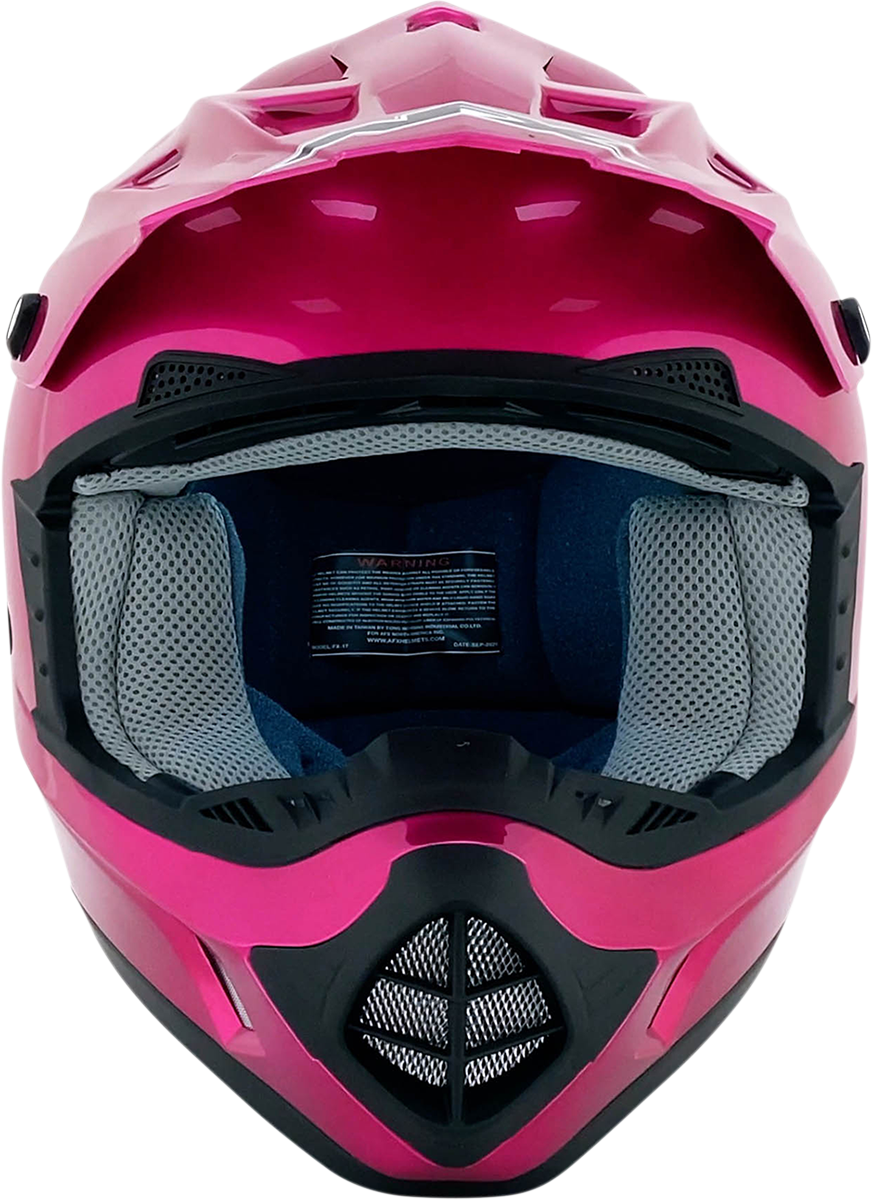 AFX FX-17 Motorcycle Helmet - Fuchsia - Large 0110-4078