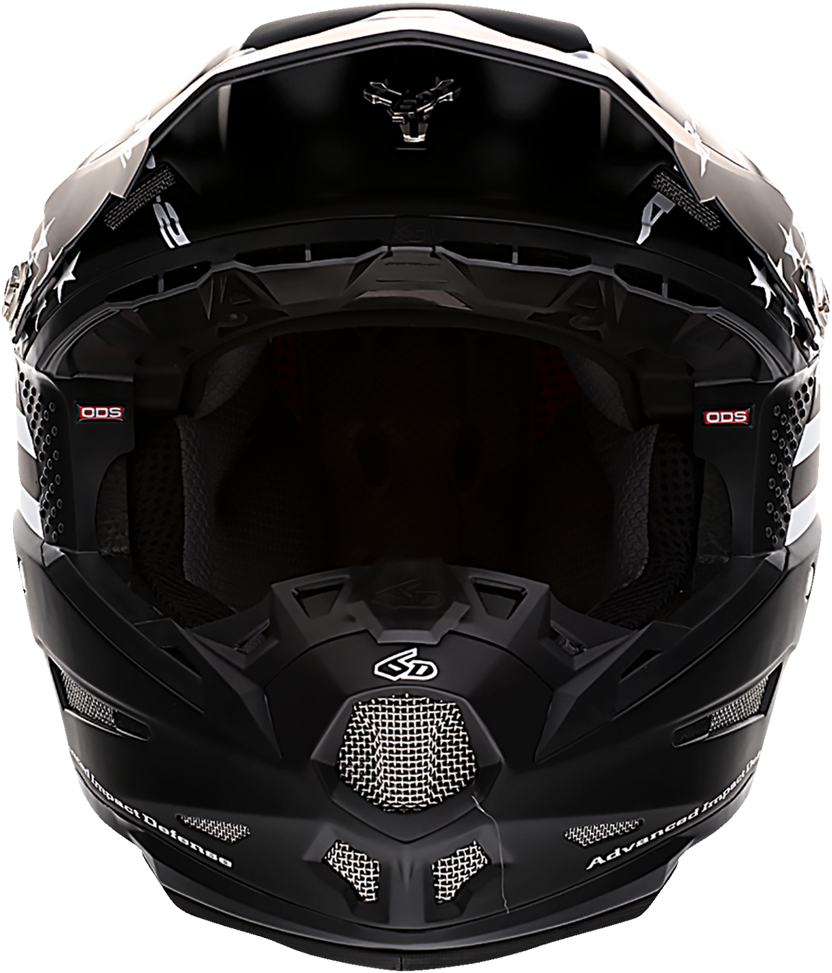 6D ATR-2 Motorcycle Helmet - Tactical - Black - Large 12-3007