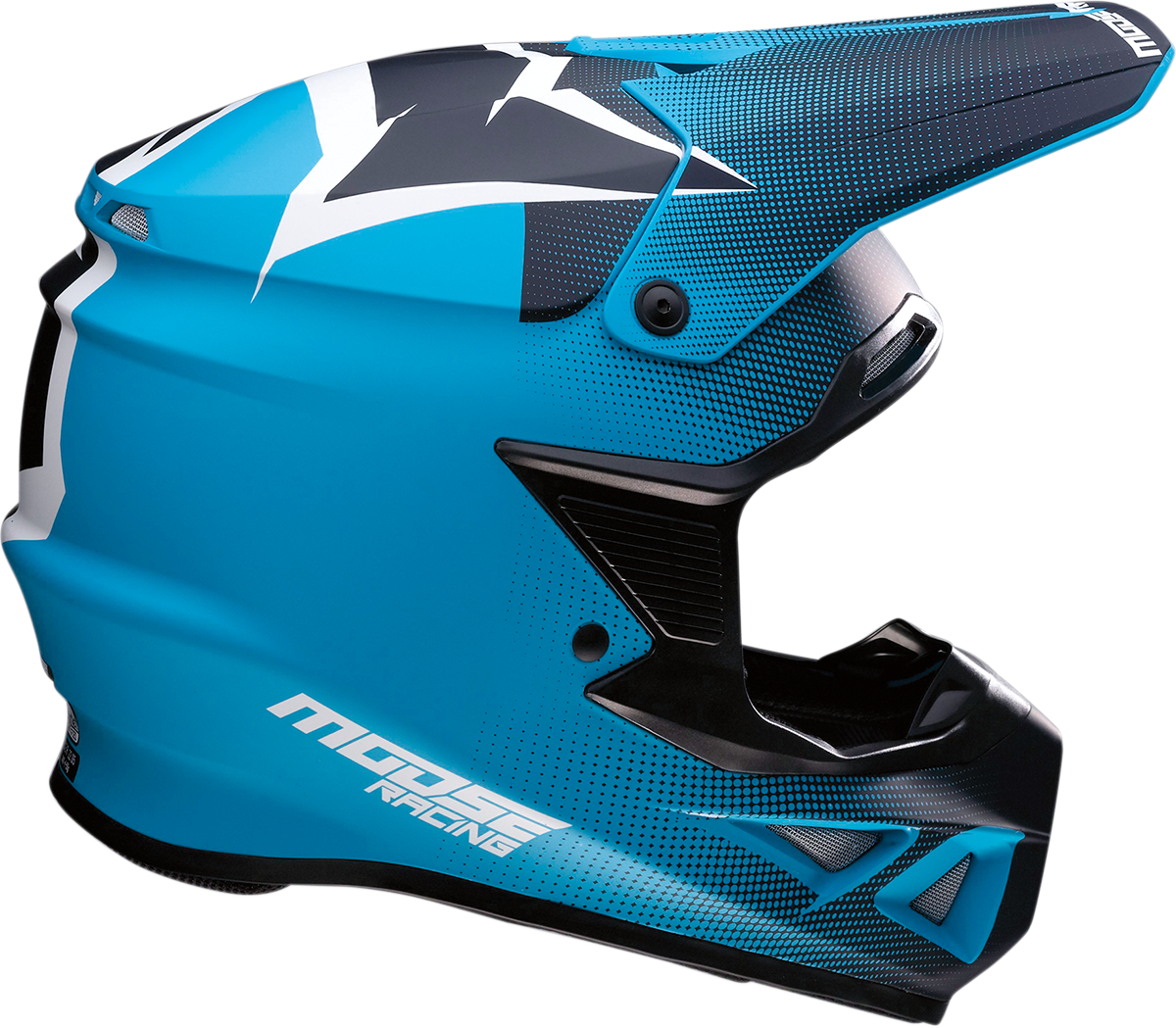 MOOSE RACING F.I. Helmet - Agroid™ - MIPS® - Navy/Light Blue - XS 0110-6705