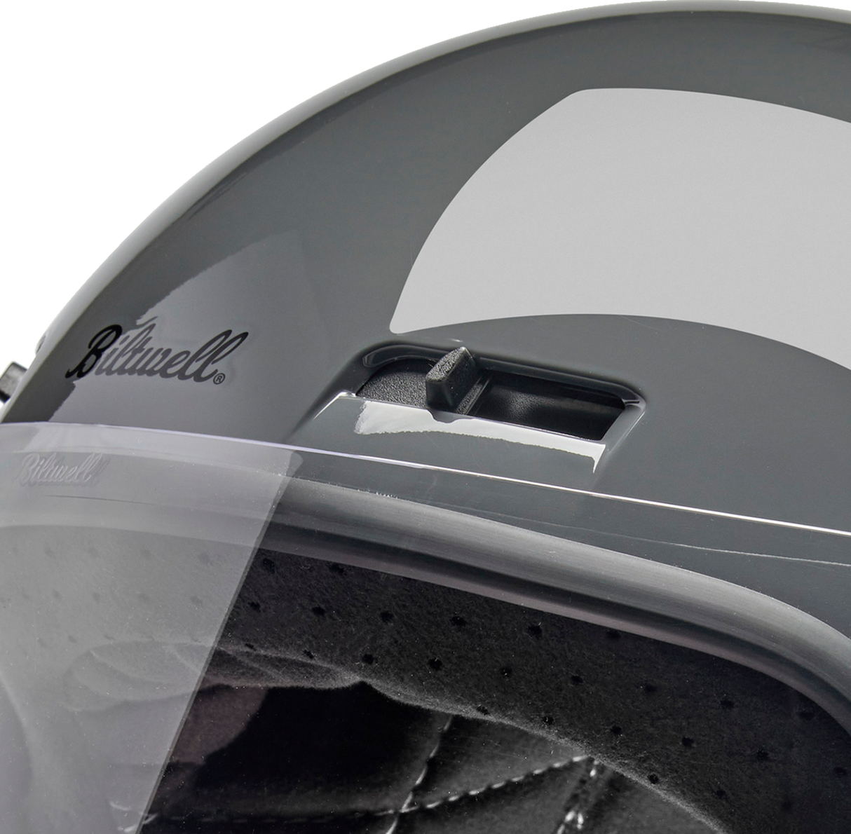 BILTWELL Gringo SV Helmet - Gloss Storm Gray - Small 1006-109-502