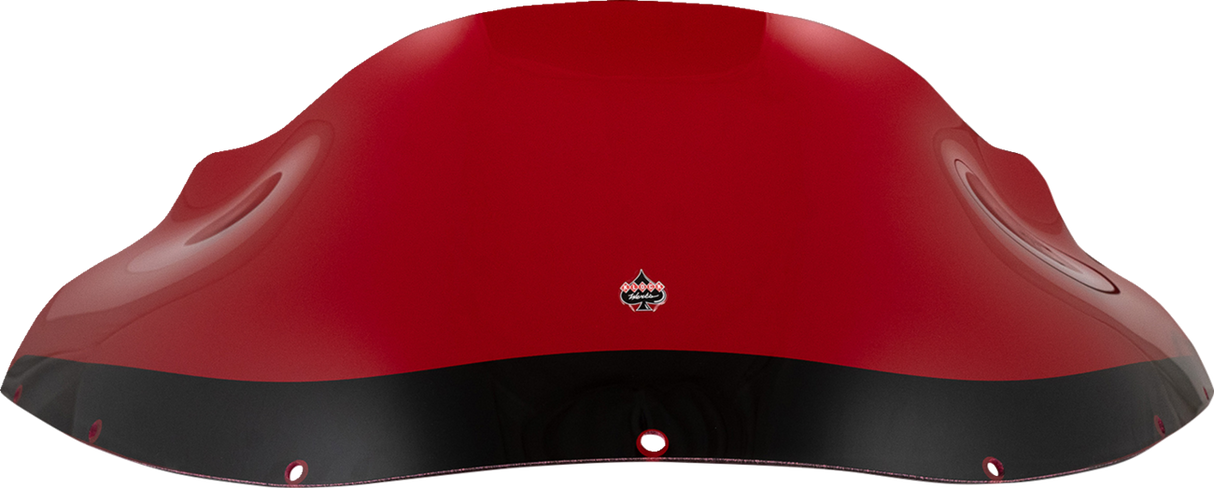 KLOCK WERKS Kolor Flare™ Windshield - 9" - Red - FXRP KWW-02-0614