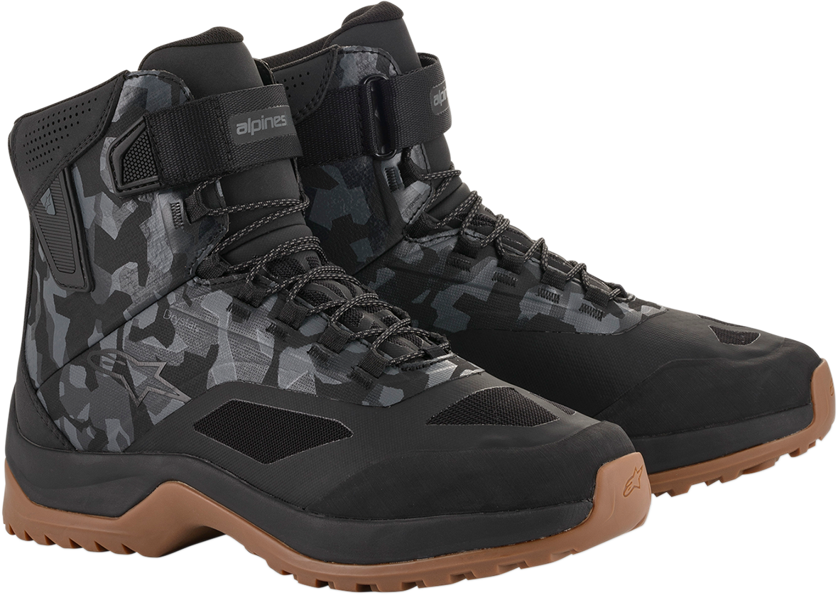 ALPINESTARS CR-6 Drystar® Shoes - Black/Gray/Gunmetal - US 13 2611020908413