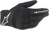 ALPINESTARS Women Copper Gloves - Black/White - Large 3598420-12-L