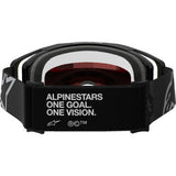 ALPINESTARS Goggles Vision 8 Goggles - Corp - Black - Red Mirror 5101625-1446