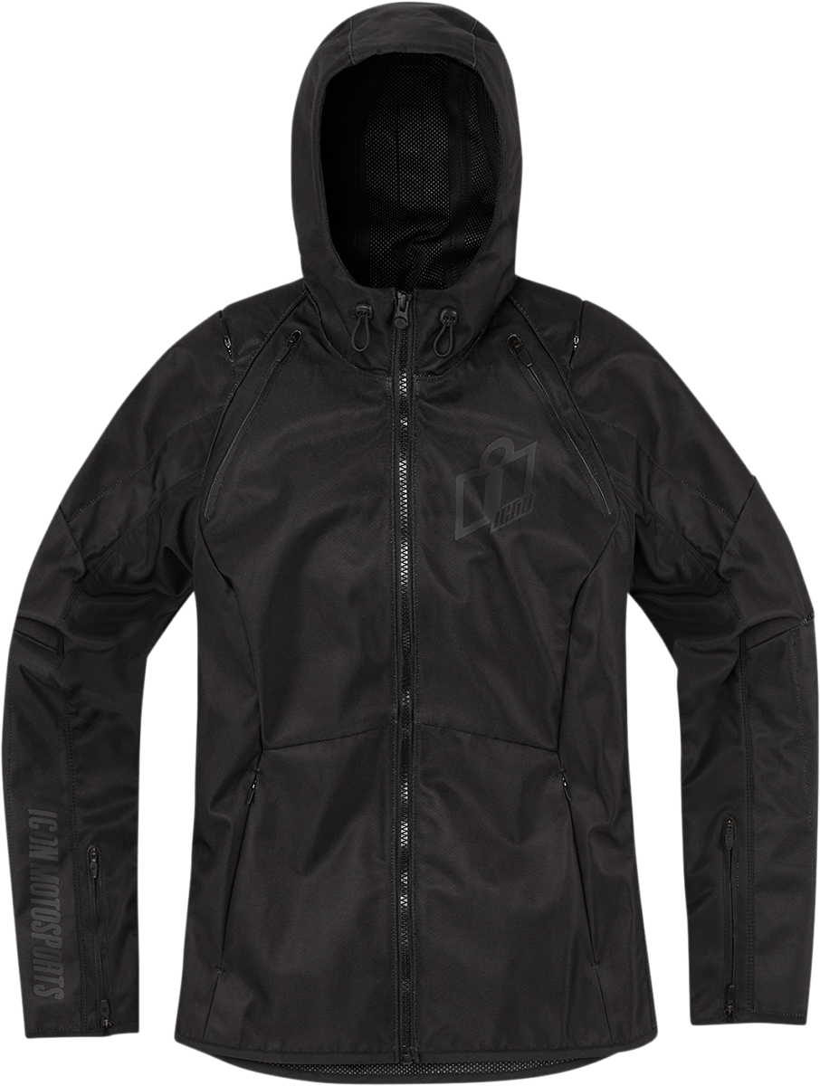 ICON Women's Airform Jacket - Black - XL 2822-1403