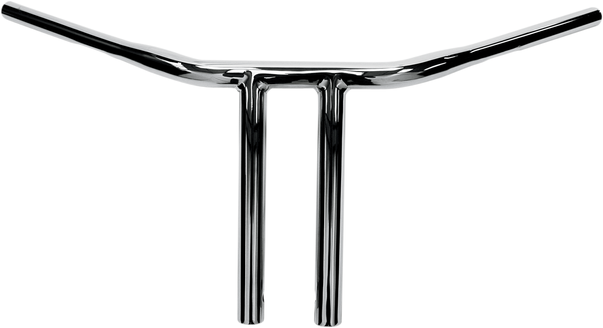 DRAG SPECIALTIES Handlebar - T-Bar - Buffalo - 10" - Chrome HAS TBW NOTCH 0601-1015