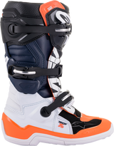 ALPINESTARS Youth Tech 7S Boots - Black/Orange/White - US 7 2015017-1241-7