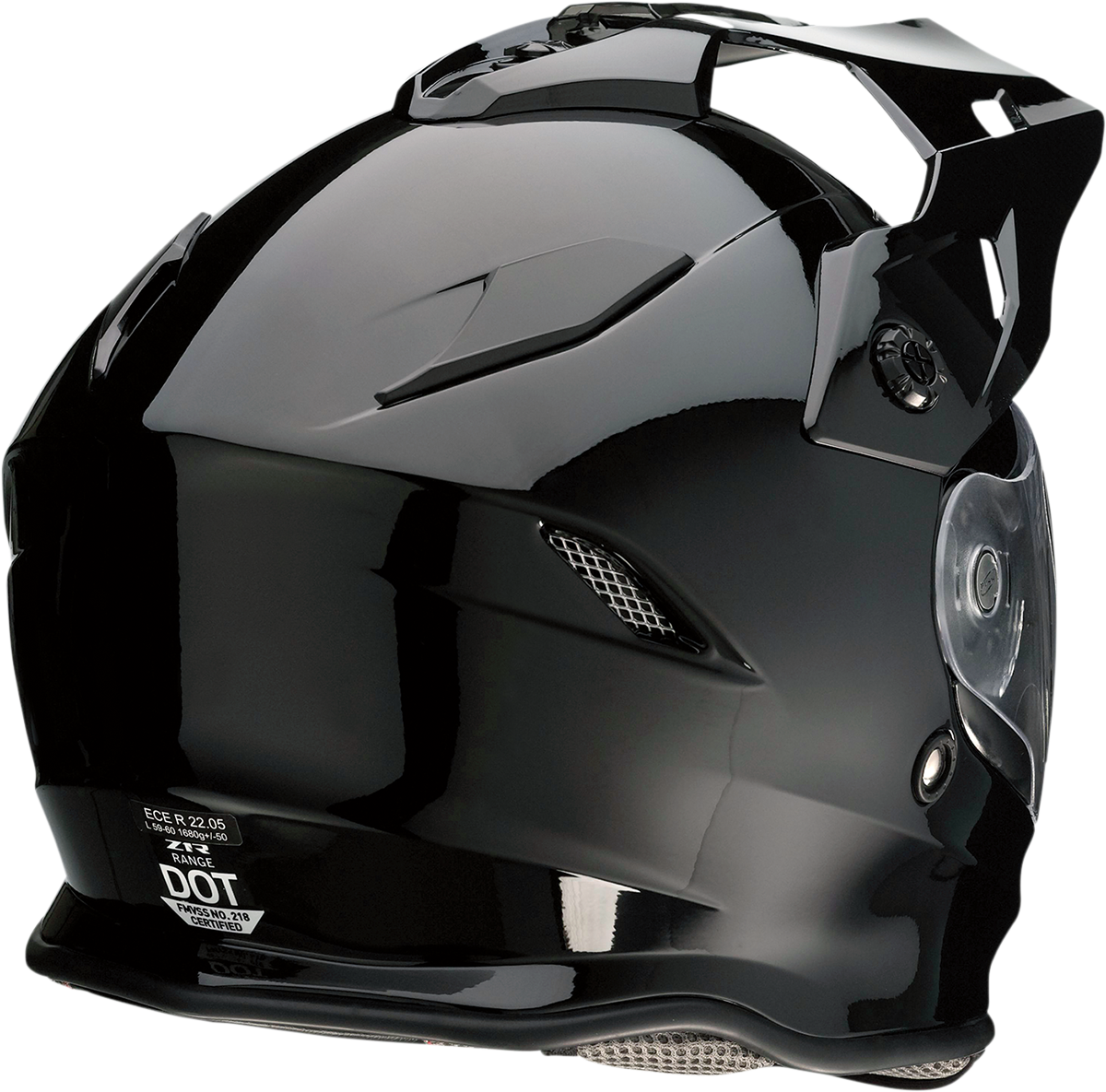 Z1R Range Dual Sport Motorcycle Helmet - Black - XS 0101-10875