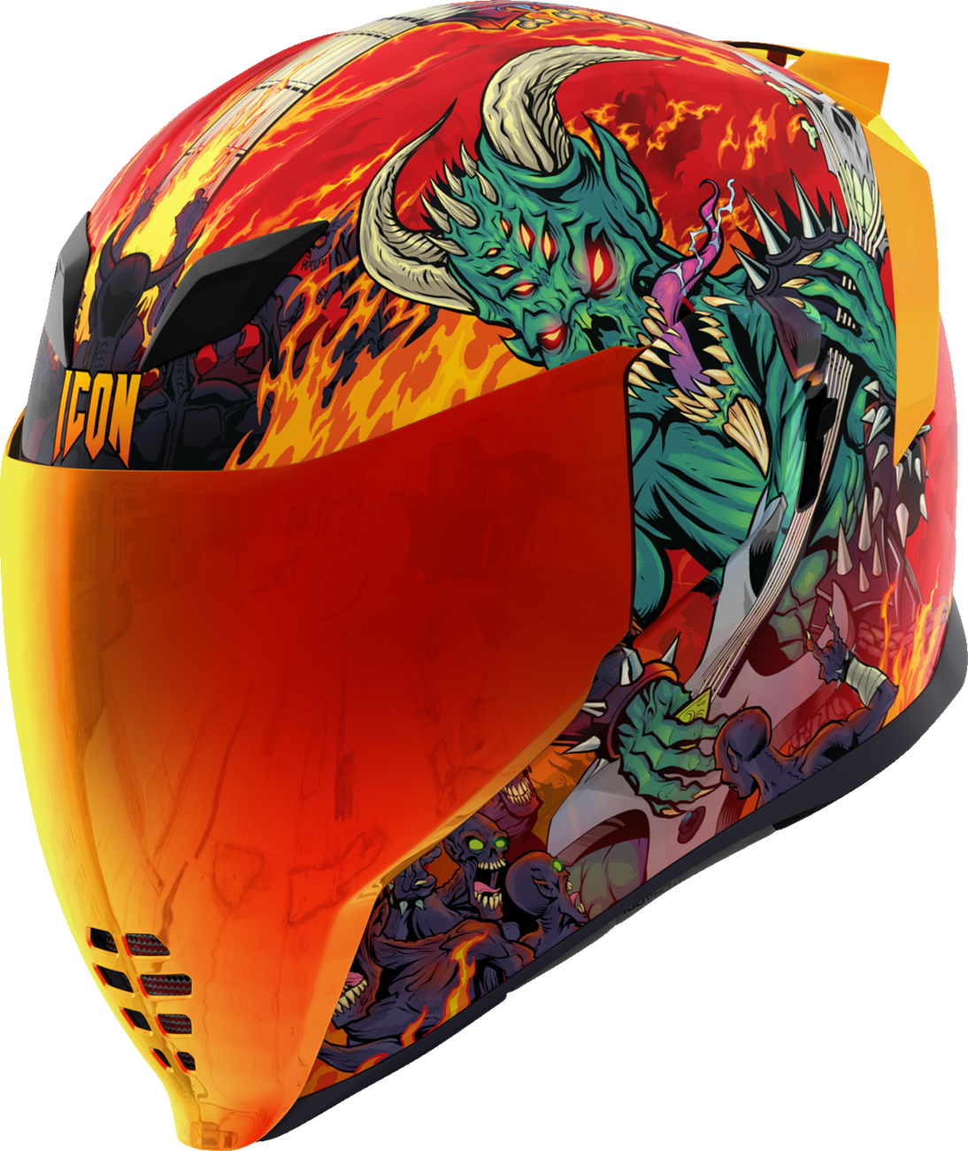 ICON Airflite™ Motorcycle Helmet - Blegh - MIPS® - Red - Small 0101-16920