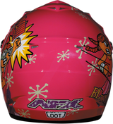 AFX FX-17Y Motorcycle Helmet - Rocket Girl - Large 0111-0580