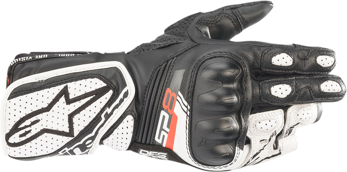 ALPINESTARS Women Stella SP-8 V3 Gloves - Black/White - Large 3518321-12-L