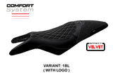 Cagiva Raptor 650-1000 2000-2005 2006 2007 Seat Cover Tappezzeria Comfort Black