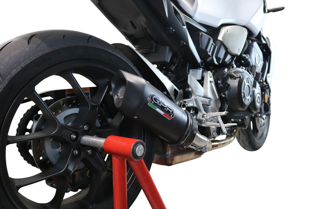 GPR Exhaust System Honda CB1000R 2018-2020, Furore Evo4 Nero, Slip-on Exhaust Including Removable DB Killer and Link Pipe