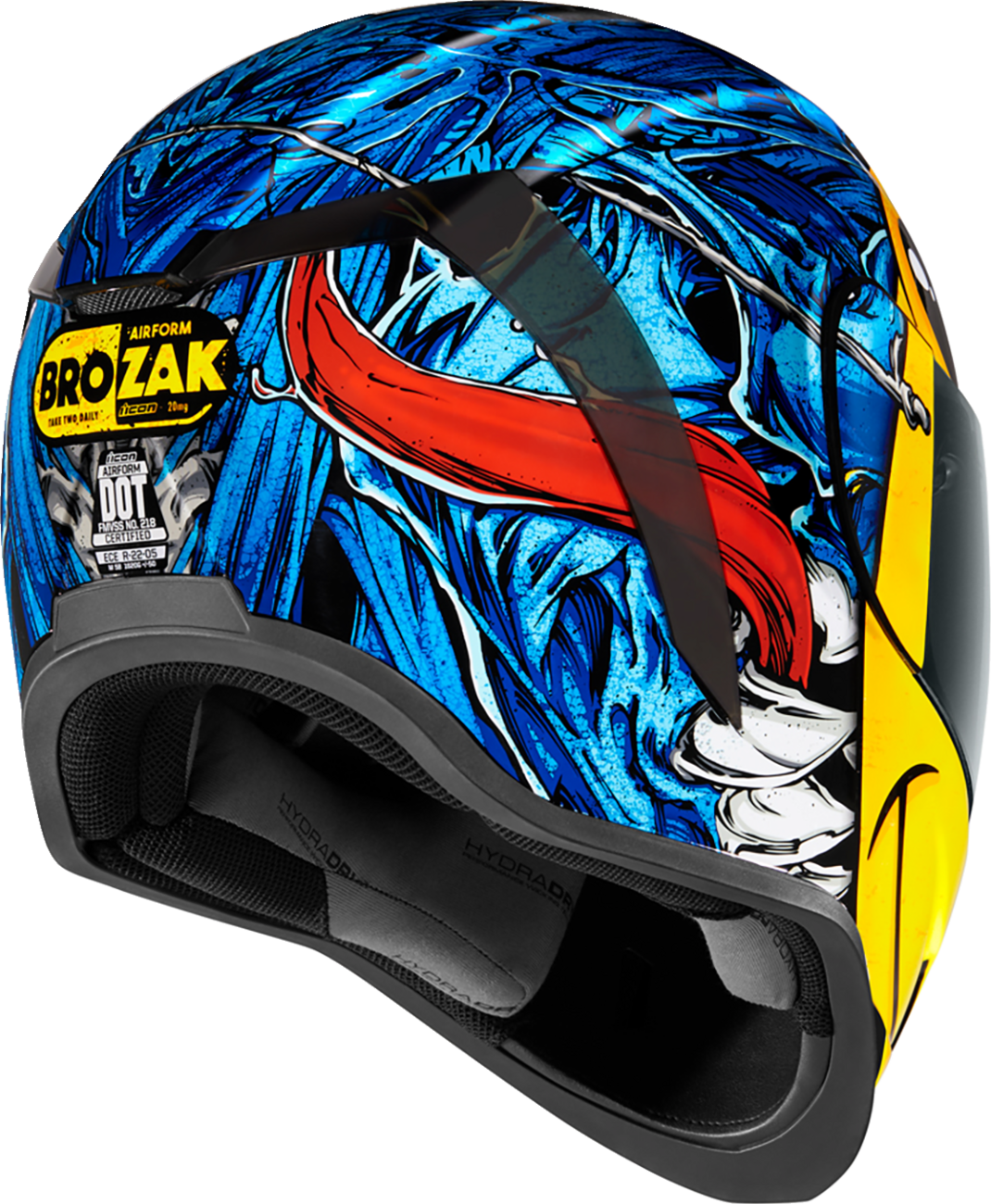 ICON Airform™ Motorcycle Helmet - MIPS® - Brozak - Blue - XS 0101-14930