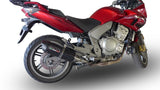 GPR Exhaust System Honda CBF1000 CBF1000ST 2006-2009, Furore Nero, Dual slip-on Including Removable DB Killers and Link Pipes