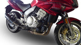 GPR Exhaust System Honda CBF1000 CBF1000ST 2006-2009, Furore Nero, Dual slip-on Including Removable DB Killers and Link Pipes