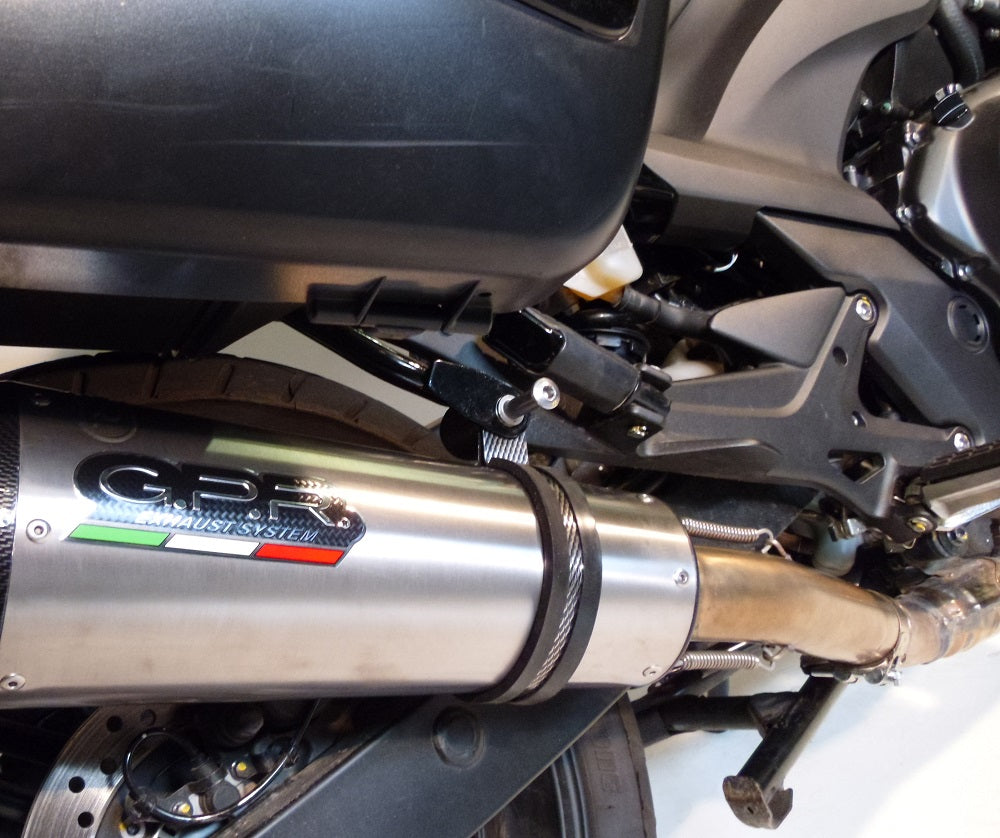 GPR Exhaust System Honda CBF1000 CBF1000ST 2010-2016, Gpe Ann. Poppy, Slip-on Exhaust Including Removable DB Killer and Link Pipe