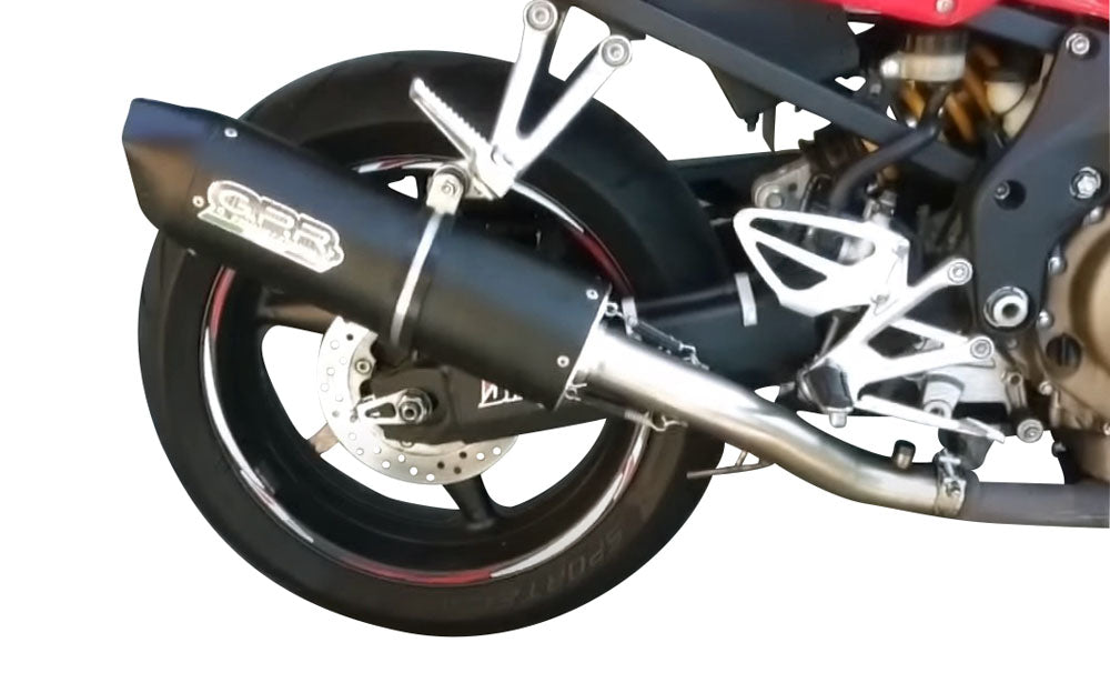 GPR Exhaust System Honda CBF500 2004-2007, Furore Poppy, Slip-on Exhaust Including Removable DB Killer and Link Pipe