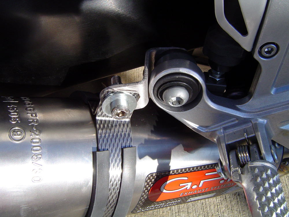 GPR Exhaust System Honda CBR1000RR 2008-2011, M3 Titanium Natural, Slip-on Exhaust Including Removable DB Killer and Link Pipe