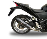 GPR Exhaust System Honda CBR250R 2010-2014, Gpe Ann. Poppy, Slip-on Exhaust Including Removable DB Killer and Link Pipe