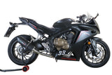 GPR Exhaust System Honda CBR650F 2014-2016, Furore Poppy, Full System Exhaust, Including Removable DB Killer