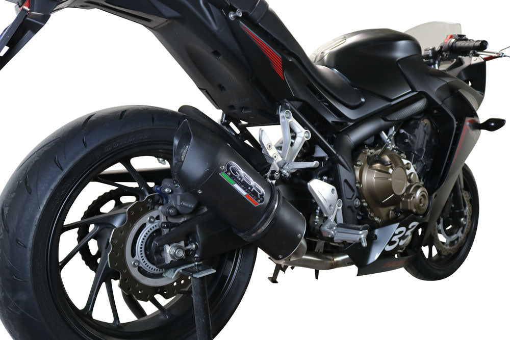 GPR Exhaust System Honda CBR650F 2017-2018, Gpe Ann. Poppy, Full System Exhaust, Including Removable DB Killer