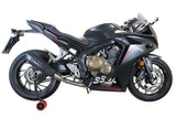 GPR Exhaust System Honda CBR650F 2014-2016, Gpe Ann. Black titanium, Full System Exhaust, Including Removable DB Killer