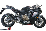 GPR Exhaust System Honda CBR650F 2014-2016, Gpe Ann. Poppy, Full System Exhaust, Including Removable DB Killer