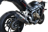 GPR Exhaust System Honda CBR650F 2014-2016, Gpe Ann. Poppy, Full System Exhaust, Including Removable DB Killer