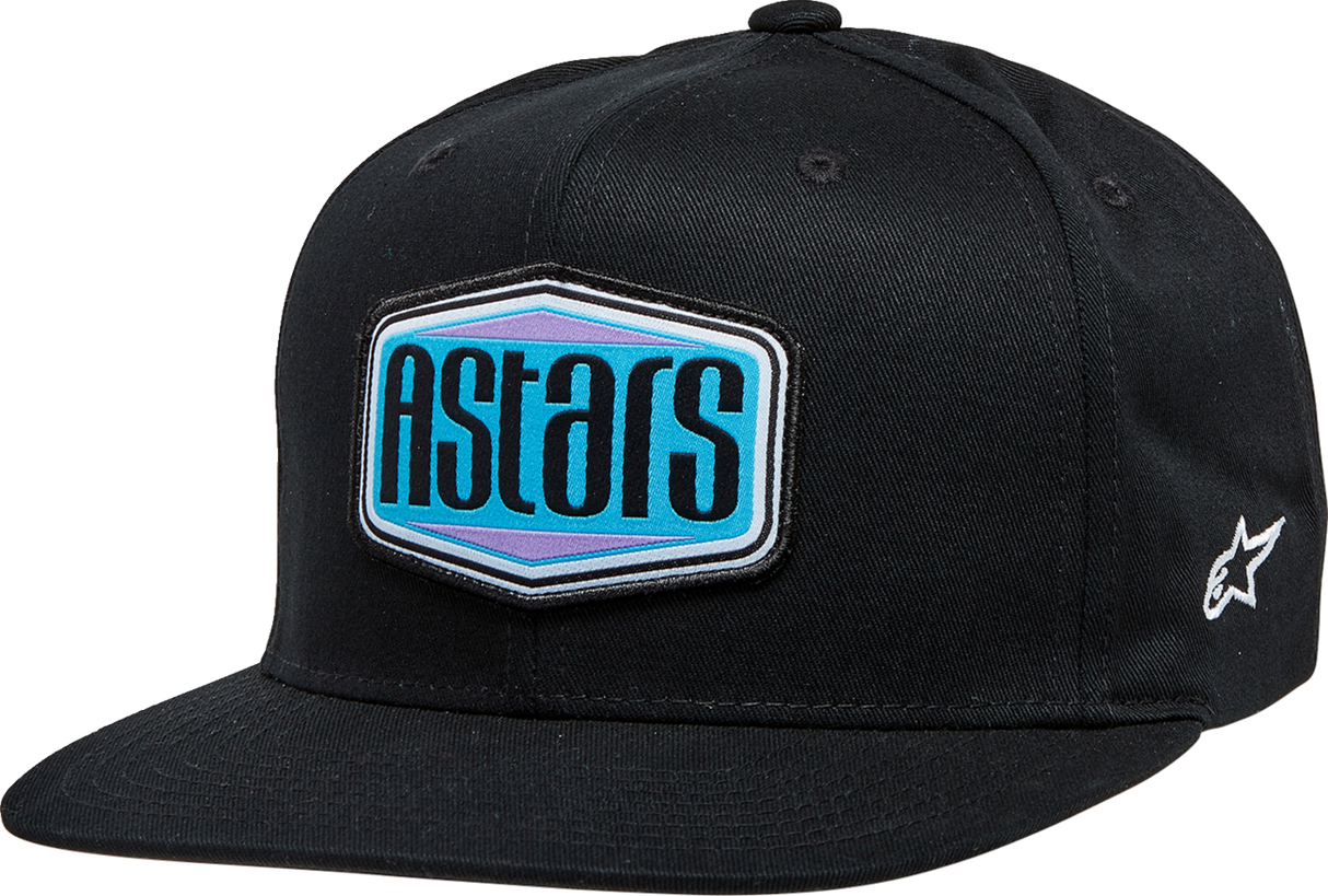 ALPINESTARS Belvedere Flat Bill Hat - Black - One Size 1232-81050-10