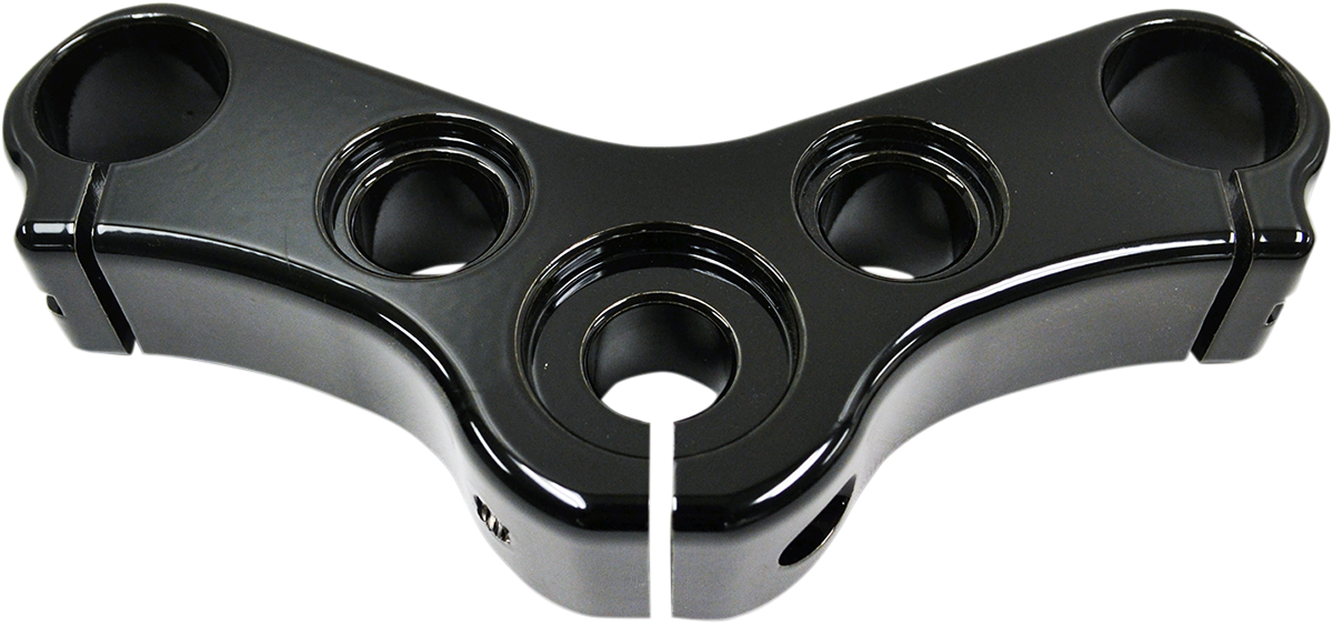 LA CHOPPERS Top Triple Clamp - Gloss Black Powdercoat Finish - '10-'15 XL1200X LA-7433-05B