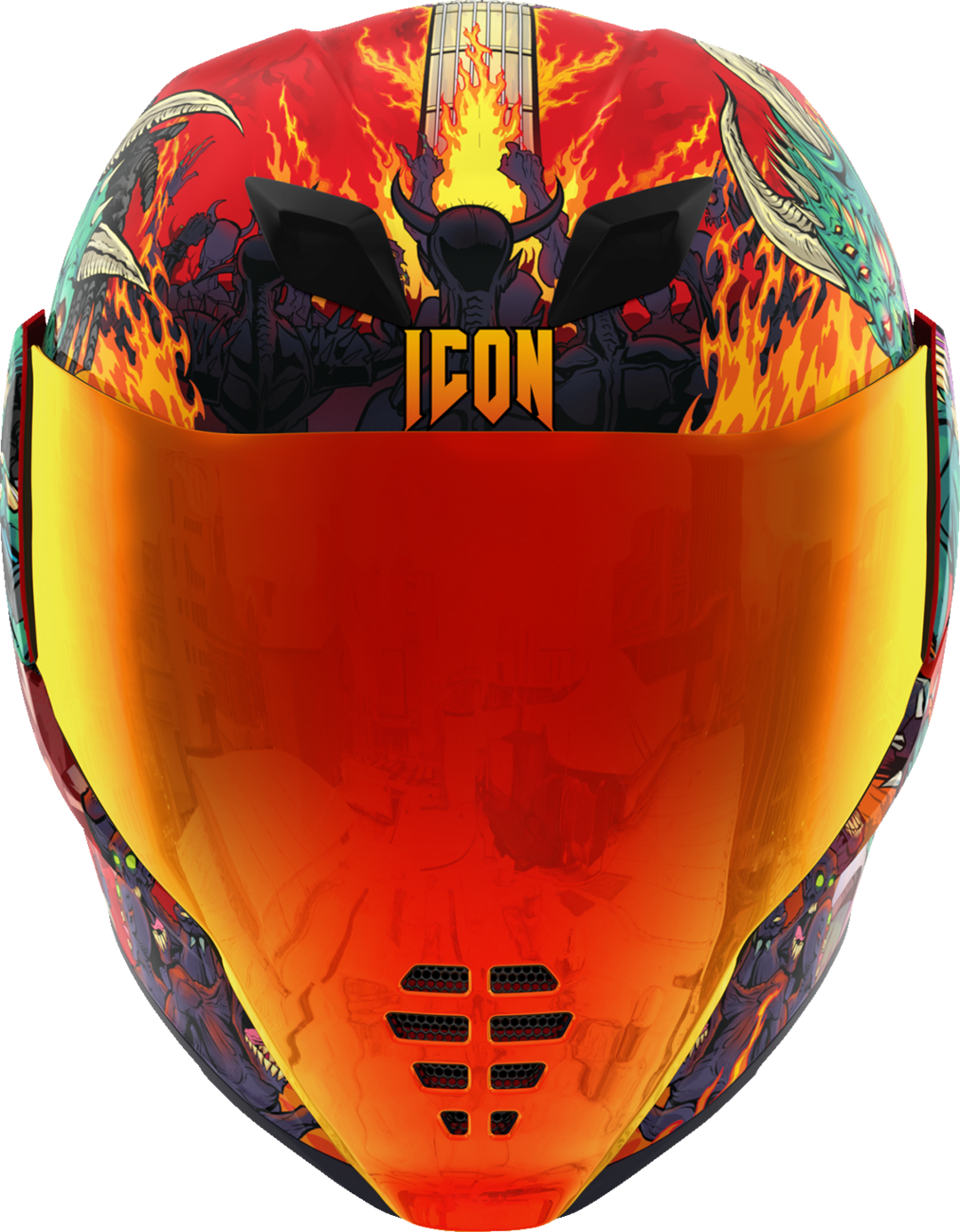 ICON Airflite™ Motorcycle Helmet - Blegh - MIPS® - Red - 2XL 0101-16927