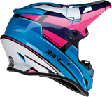 Z1R Rise Motorcycle Helmet - MC - Pink/Blue - Large 0110-7187