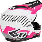 6D ATR-2Y Motorcycle Helmet - Fusion - Pink - Large 11-6412