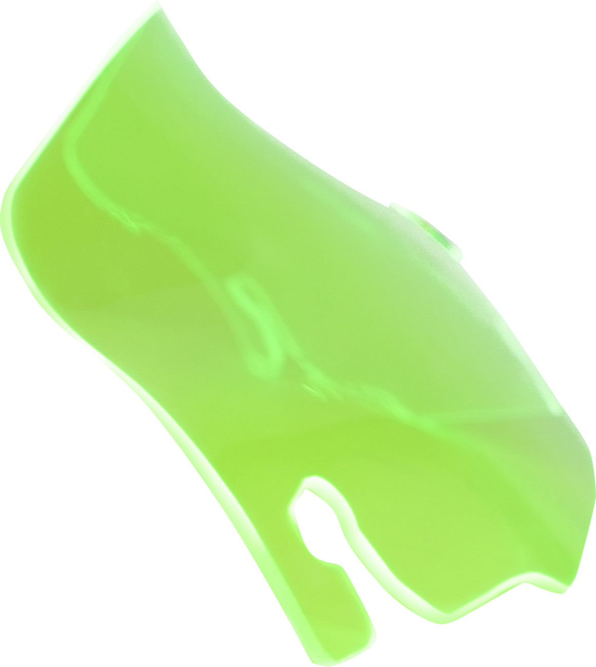 KLOCK WERKS Kolor Flare™ Windshield - 3-1/2" - Green Ice - FLR KWW-01-0656