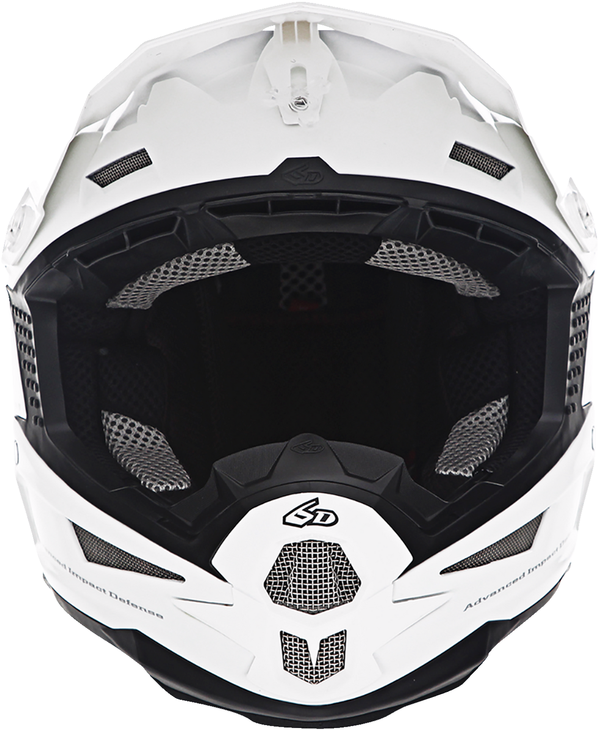 6D ATR-1 Motorcycle Helmet - White - XS 10-3724