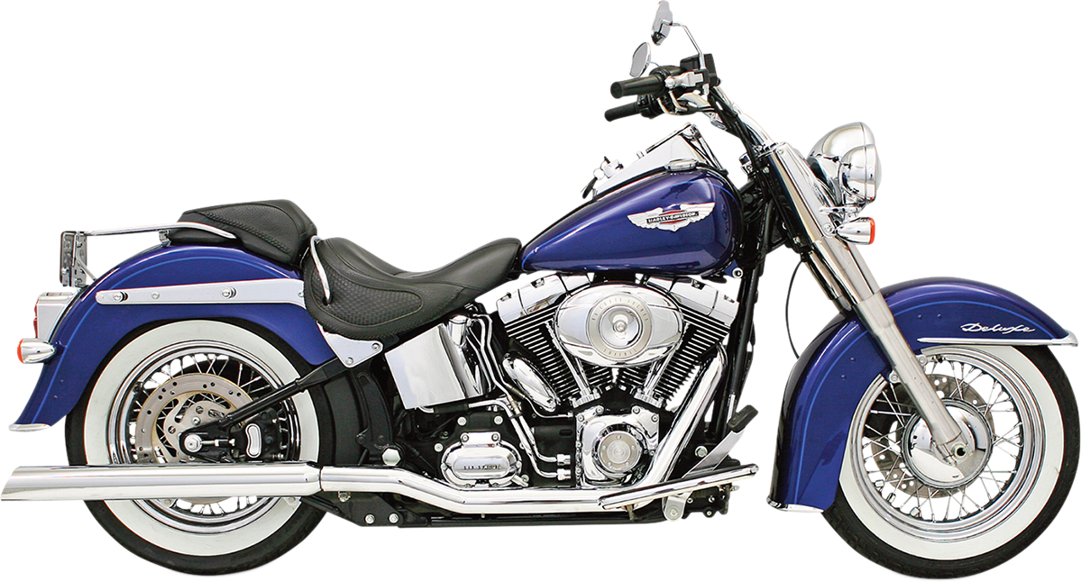 BASSANI XHAUST Tru Dual Exhaust - '86-'06 Softail SFT-211