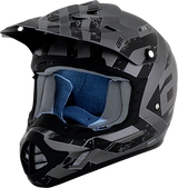 AFX FX-17 Motorcycle Helmet - Attack - Frost Gray/Matte Black - XS 0110-7136