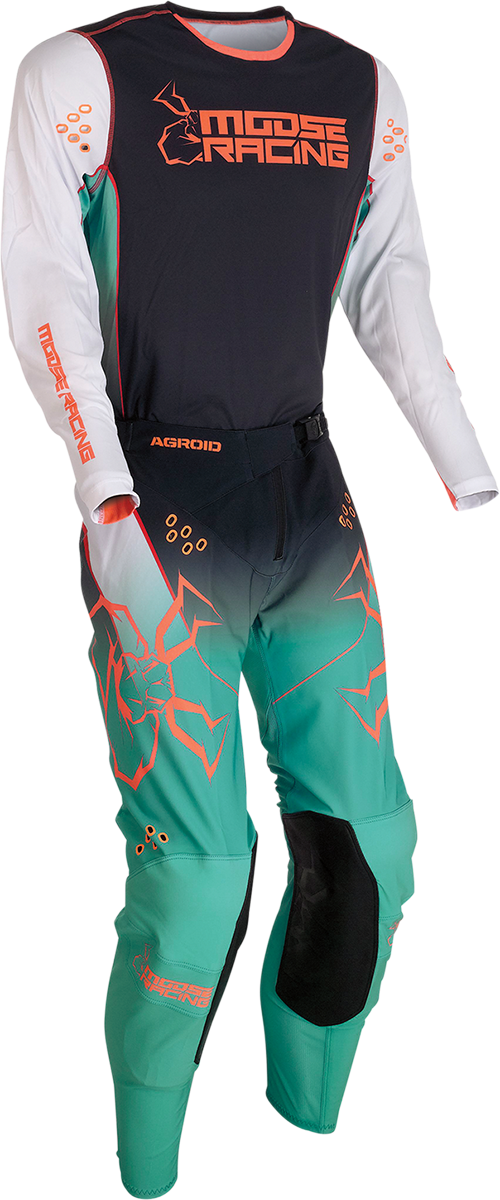 MOOSE RACING Agroid Jersey - Teal/Black - Large 2910-6996